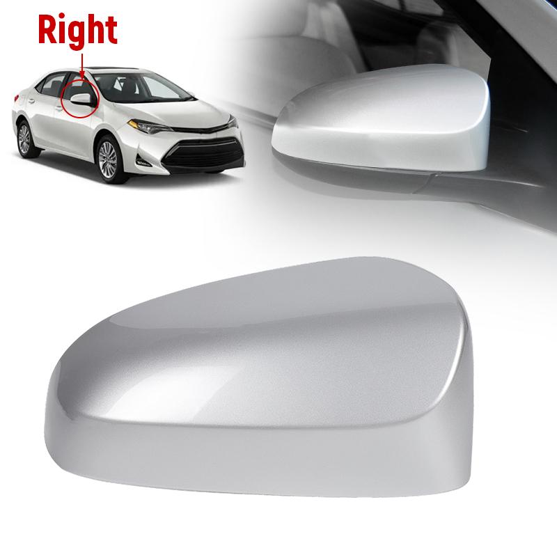 Side Mirror Cover Cap For Toyota Corolla 2014 2015 2016 2017 US Model W/O Turn Signal Light Glossy Black/White/Silver Mirror Cap