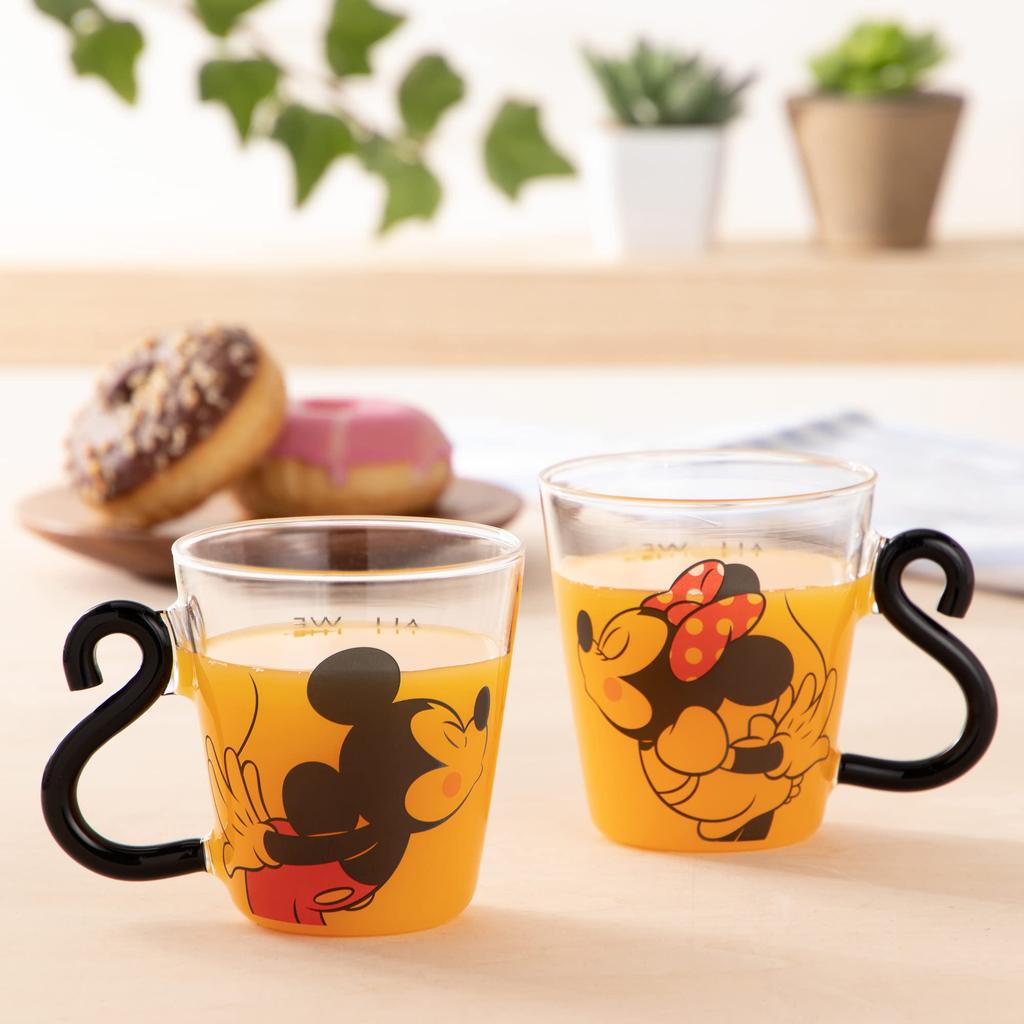 Maebata Disney Mickey & Minnie Heat-Resistant Pair Mug Set D-MF62 52159