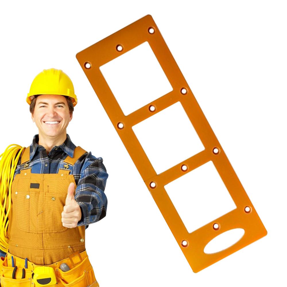 Drywall Electrical Plug Stencil Tool Sockets Slotting Template Electrical Plug Stencil Tool Sockets Box Mounting Bracket