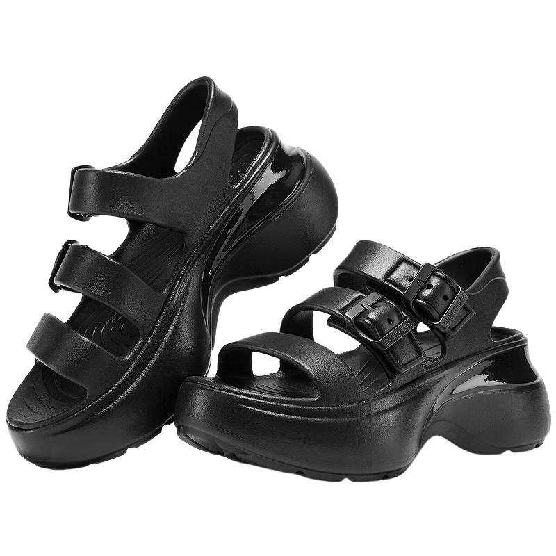 Skechers Women s Lightweight EVA Platform Roman Sandals 37