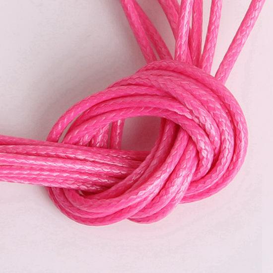 2mm Korean Waxed Cord Faux Leather Necklace Rope for DIY Jewelry Making & Bracelets.