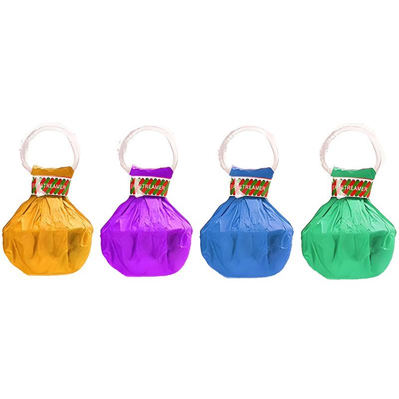 10 st Färgglada Handkastande Konfettipoppers Kastande Streamers Poppers Papperssmällare Magiskt Papper Band För Bröllop Födelsedagsfest