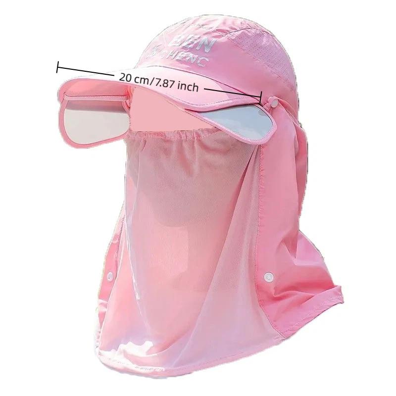 Sunscreen Cap with UV Protection Breathable Lightweight Hat for Fishing Hiking and Traveling Outdoors