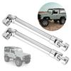 2pcs Stainless Steel Drive Shaft RC Accessory Fit for 1/10 RC Crawler (112?165mm)