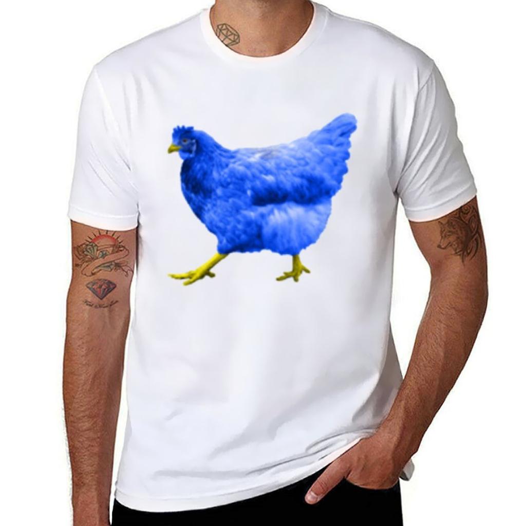 Blue Hen TShirt Street Style Casual Tee Shirt