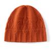 Autumn and winter new cashmere hat women's hand-crocheted thickened warm foreign style good-looking baotou hat