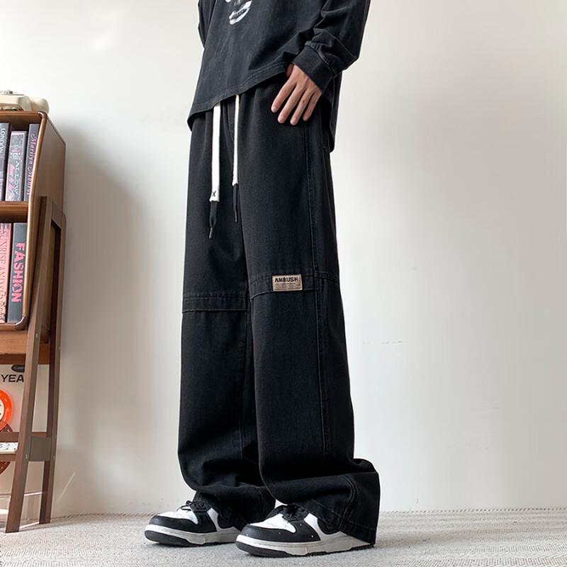 Men's American Retro Loose Straight-Leg Jeans