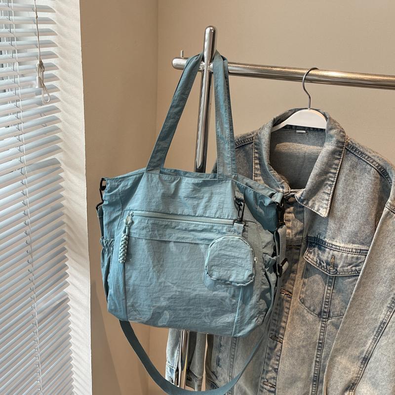 Student Book Bag Lightweight Shoulder Bag Women's Commuter Tote Bag Large Capacity Crossbody Bag