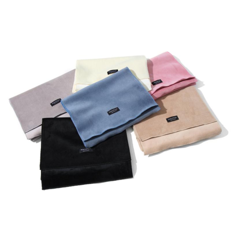 DIAMOND LAYLA [Reversible] Corduroy&Fleece Cozy Muffler M5 - 6 Colors
