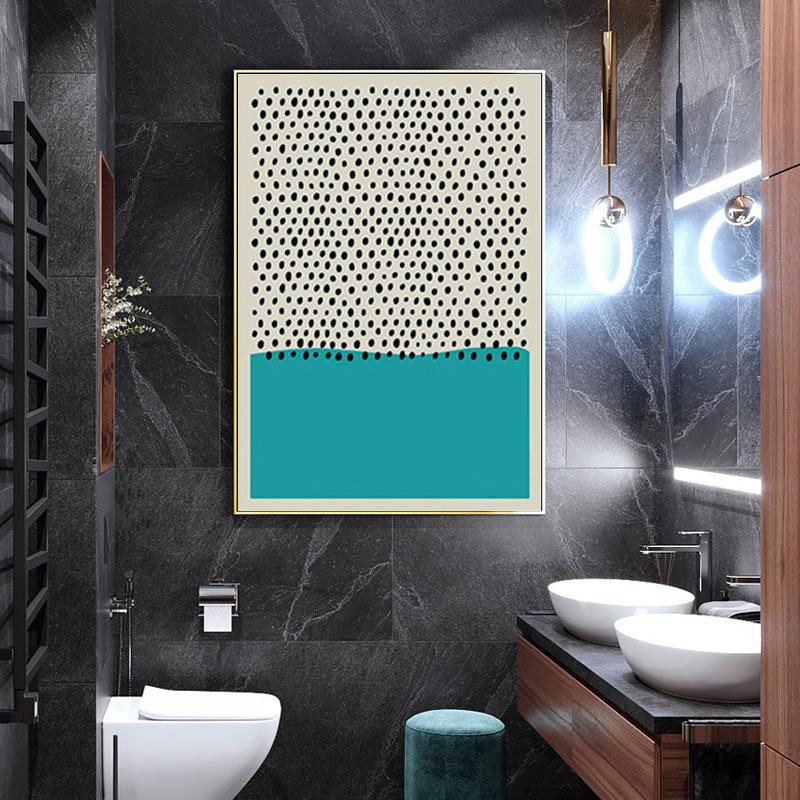 

Современная разноцветная красная, синяя абстрактная геометрическая настенная живопись на холсте, картина, постер и принт, галерея, домашний декор для гостиной 21x30cm No Framed