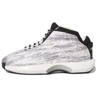 Sneakers Uomo Crazy 1 Pelle di Serpente Bianco Avorio Nero Core GY2405
