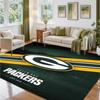 Green Bay Packers Design Crystal Velvet Rug Soft Decorative Mat for Bedroom Entrance