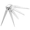 1 Set Stainless Steel Welding Taper Feeler Gauge Rulers Hole Inspection Tool 10mm