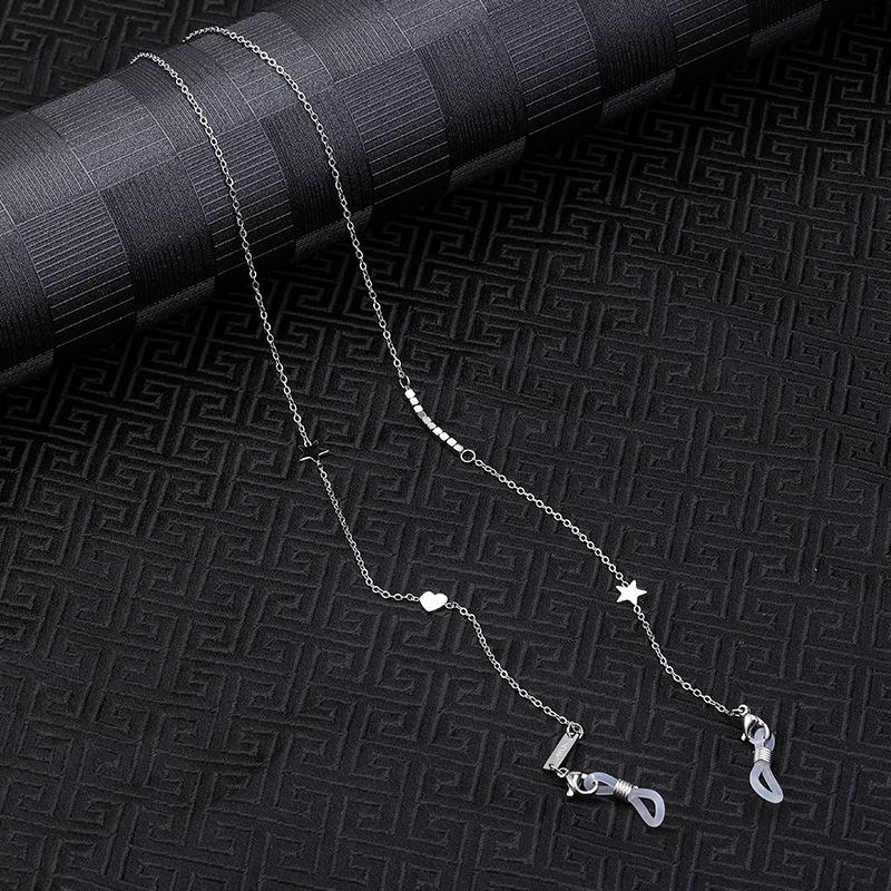 Multi-color Anti-slip Eyeglass Case with Chain and Cloth for Prescription and Reading Glasses