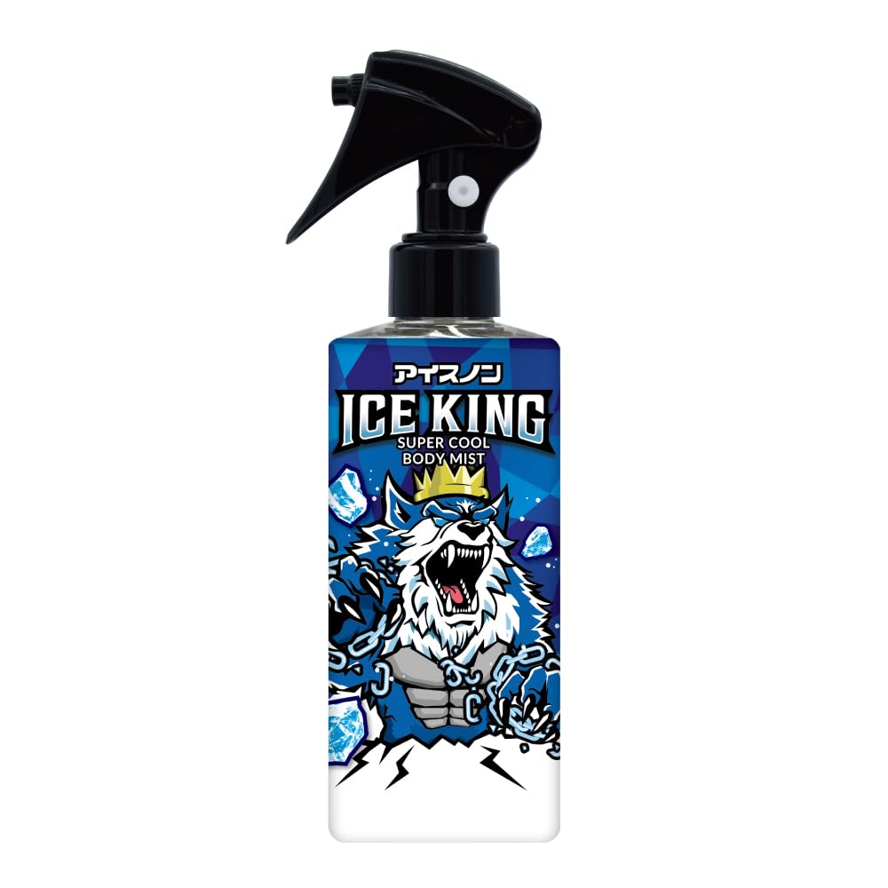 Ice King Extreme Cooling Body Mist Cooling Spray for Body and Heat Relief (Unscented) - Cooling, Moisturizing,