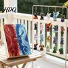 Desktop Ornament Set Dragon Advent Calendar 2D Christmas Countdown Box with Daily Surprise Gift Acrylic Pendants Festive Tree Hanging Decor Holiday