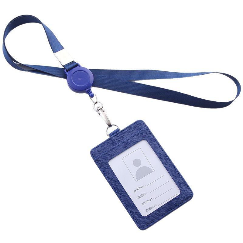 Lanyard ID Card Holder: Employee Badge, Access Card, School Badge Protection with Lanyard