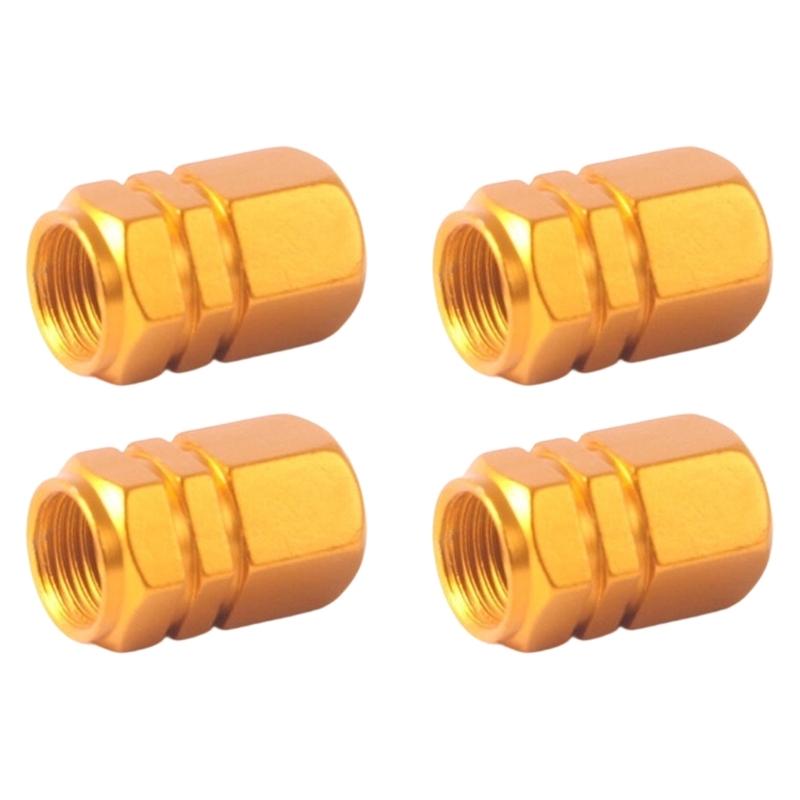 4Pcs Car Tire Adapter Stems Cap Simple Tire Adapter Cap Aluminum Tire Wheel Stem Air Adapter Cap Car Accessories