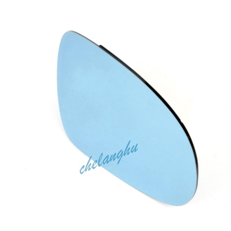 Lens For VW Passat B6 2006 2007 2008 2009 2010 Rearview Mirror Blue Glass Car Accessories  0857521 0857522