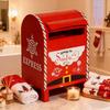 Christmas Letterbox Letters To Santa Metal Mailbox Christmas Decorative Red Mailbox