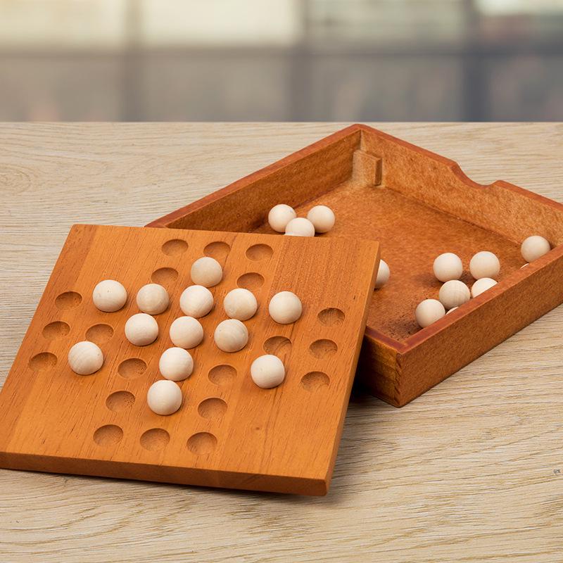 Stor Diamant Schack Klassiker: Träpedagogiskt Bordsspel för Barn