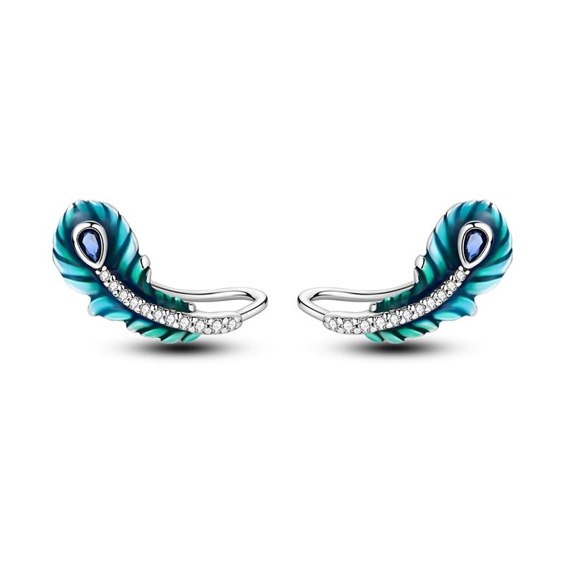 2025 New 925 Sterling copper Hoop Earrings Flowers Zircon Drop Earrings Stud For Woman Fine Birthday Wedding Party Zircon Gifts