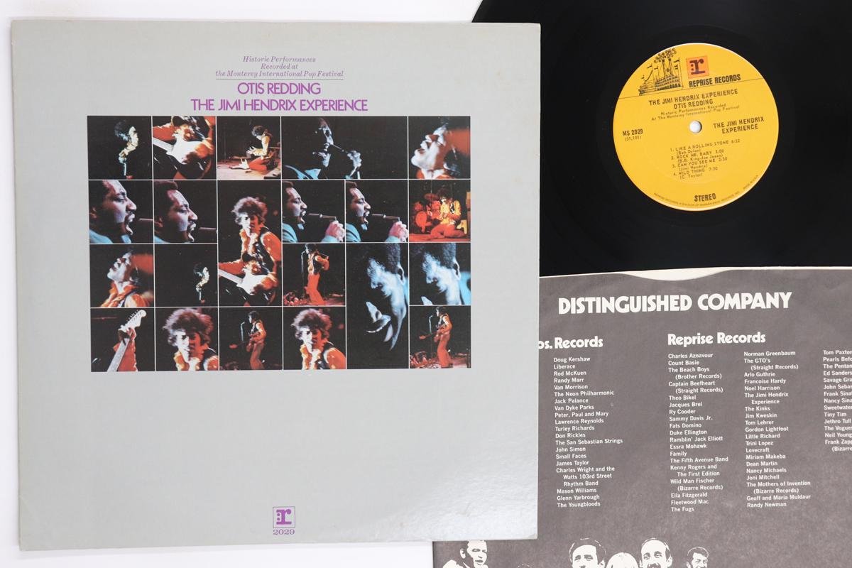 

LP Record OTIS REDDING JIMI HENDRIX Historic Performances Recorded MS2029 REPRISE 1970 US SoulFunk Used