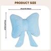 Bow Throw Pillow Couch Cute Versatile Modern Soft Seat Cushion Ornament for Sofa, Bedroom,