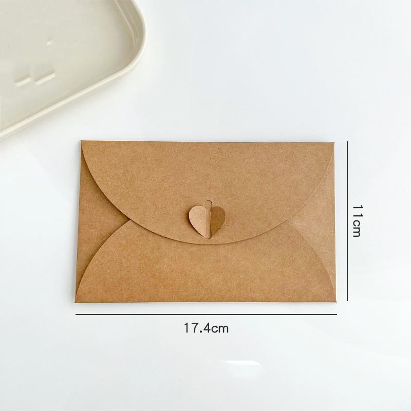 

10 шт. /упак. Большие мини-маленькие 17,5x11 см /10,5x7 см конверты из крафт-бумаги винтажная бабочка подарочная карта конверт