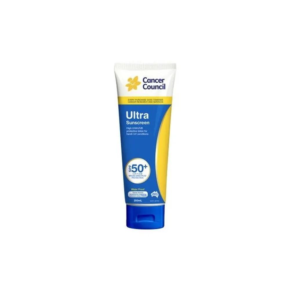

Cancer Council Ultra Waterproof Sunscreen 250ml SPF50+ 1 Piece