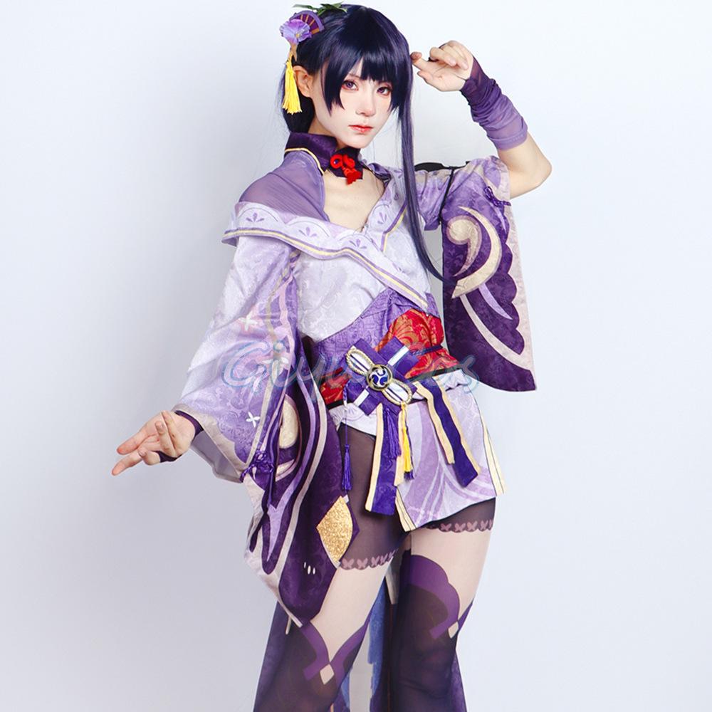 Beelzebul Raiden Shogun Cosplay Costume Genshin Impact Adult Carnival Uniform Anime Halloween Party Masquerade Women Game