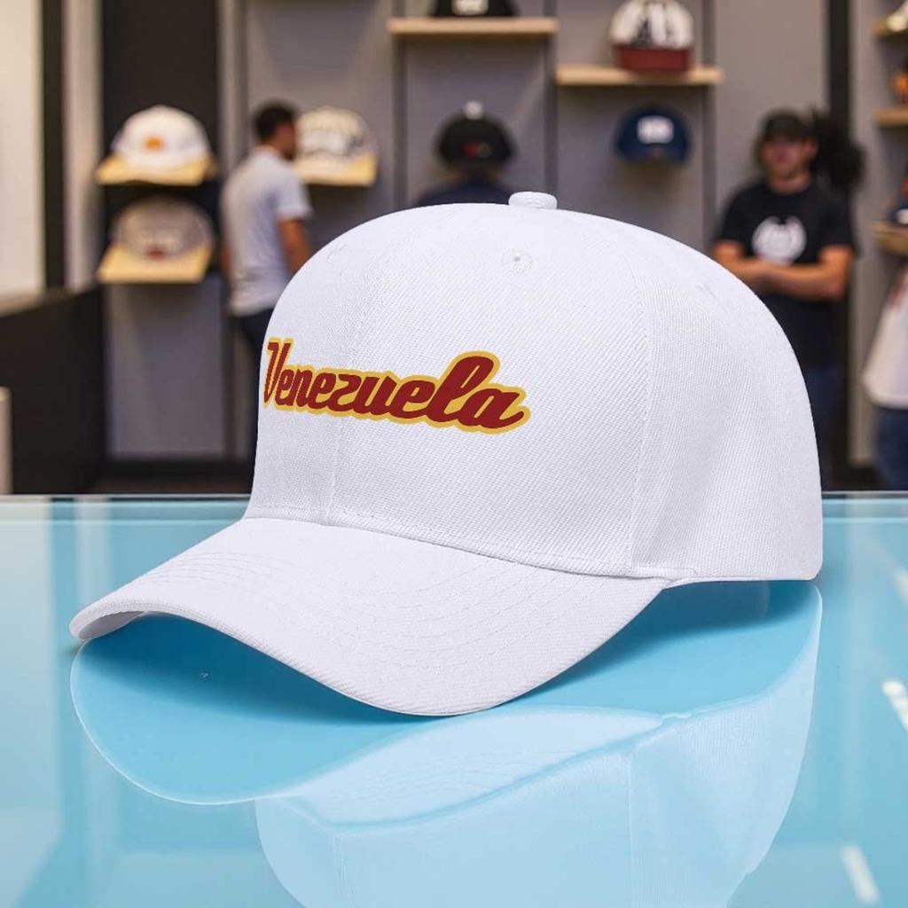 1Pc Men' & Women' Venezuela-Themed Baseball Cap With Vibra Print, Adjustable Hook-And-Loop Peak Hat, Lightweight Suitable