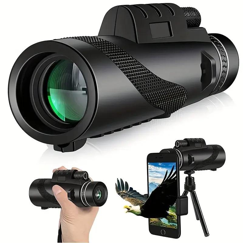 20x50 HD Dual-Use Monocular Telescope for Day/Night Outdoor Photography