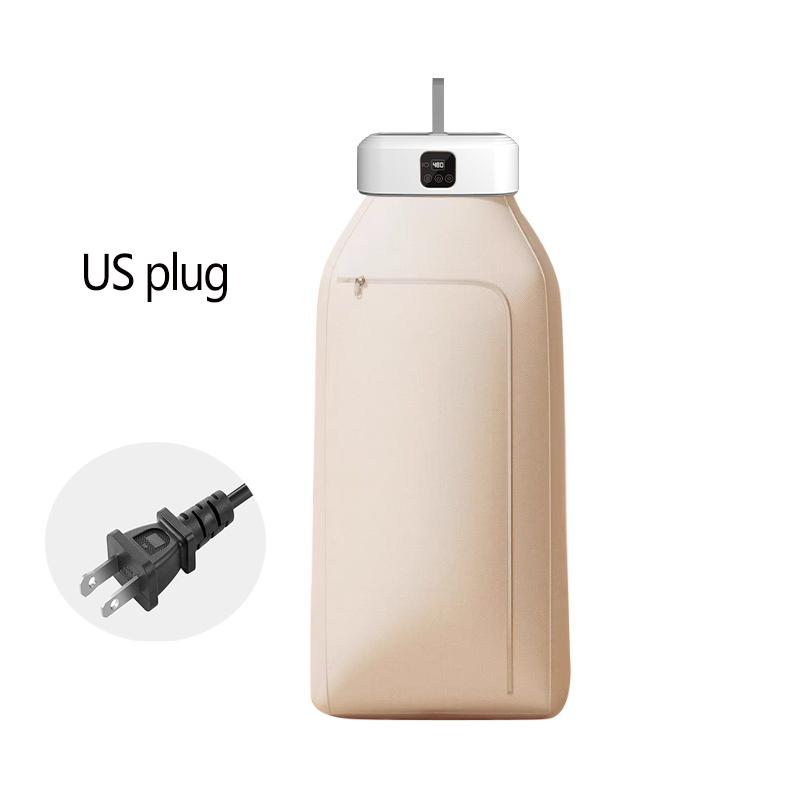 Portable Multifunctional Clothes Dryer Winter Clothes Warmer Timerable Compact Foldable Clothes Drying Tool, EU /US Plug