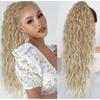 Synthetic Ponytail Hair Extension With Drawstring Wavy Long Water Wave Style Clip-in Or Tie-on Women