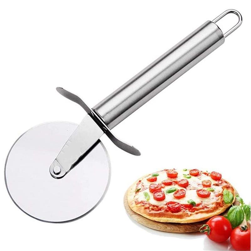 

Колесо для резки пиццы из нержавеющей стали, супер острое лезвие, нож для пиццы, инструменты для торта, колеса для нарезки пиццы, ножницы, пицца, вафли, печенье