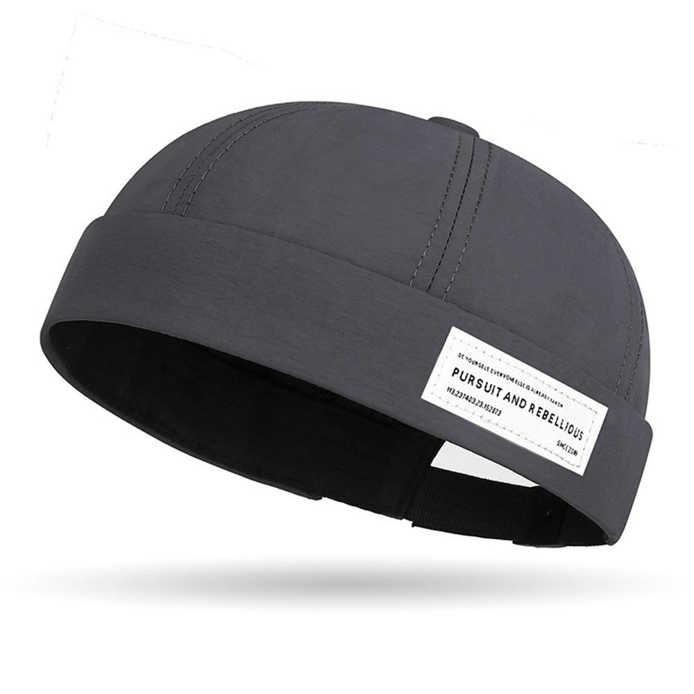 Versatile Unisex Sun Hat Rolled Cuff Harbour Hat Street Lightweight Newsboy Cap  for Men