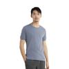 Nike T Shirts Men's Dark Blue Crew Neck Moderate Straight Fit AJ8797-460