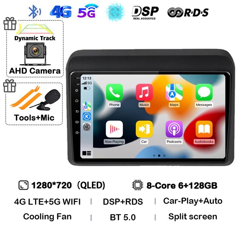 Android 14 Carplay Auto Stereo For Suzuki ERTIGA 2018 2019 2020 Car Radio Multimedia Video Player Car GPS 2 Din DVD 360 Camera