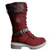 Plus Size Martin Boots Women's New Snow Boots for Autumn and Winter Mid-cut Thick Heel Women's Knight Boots