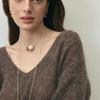 Korean Style Cord Necklace Vintage Trend Choker Fashion Bead Pendant Necklace  Women