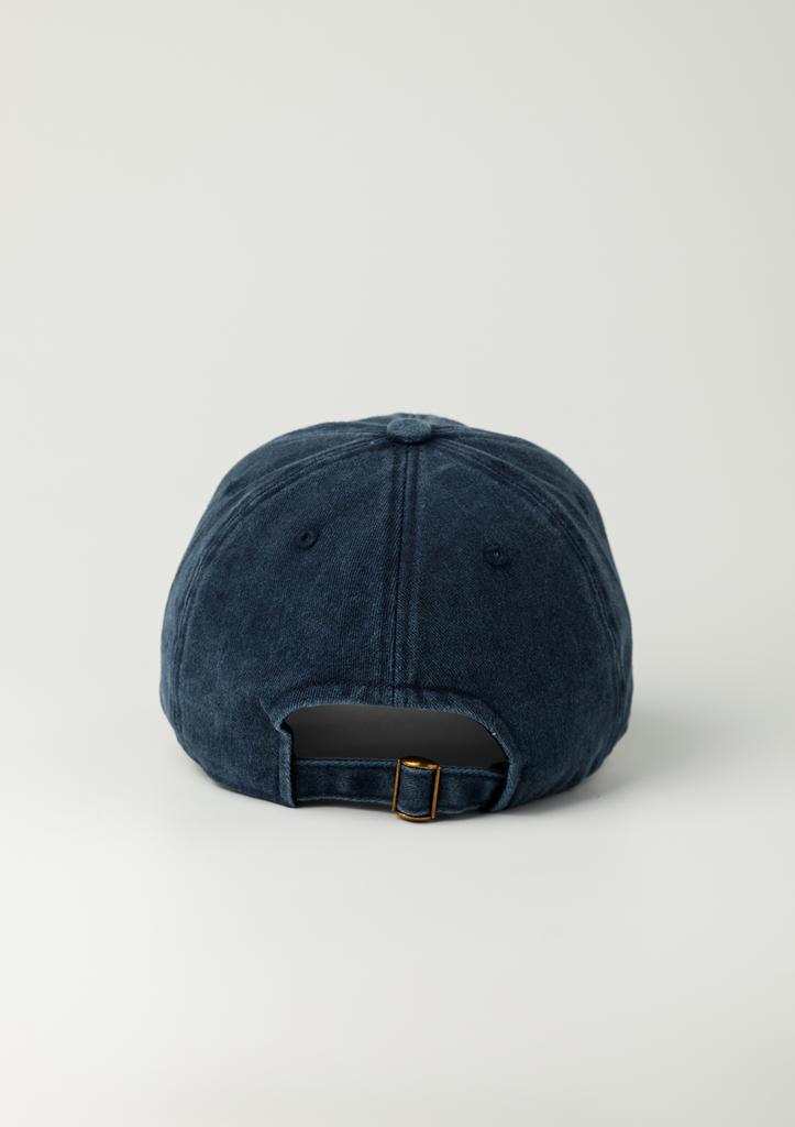 Moningkeopileonkeulleob Morning Coffee Sun Logo Ball Cap Stone Washed Navy