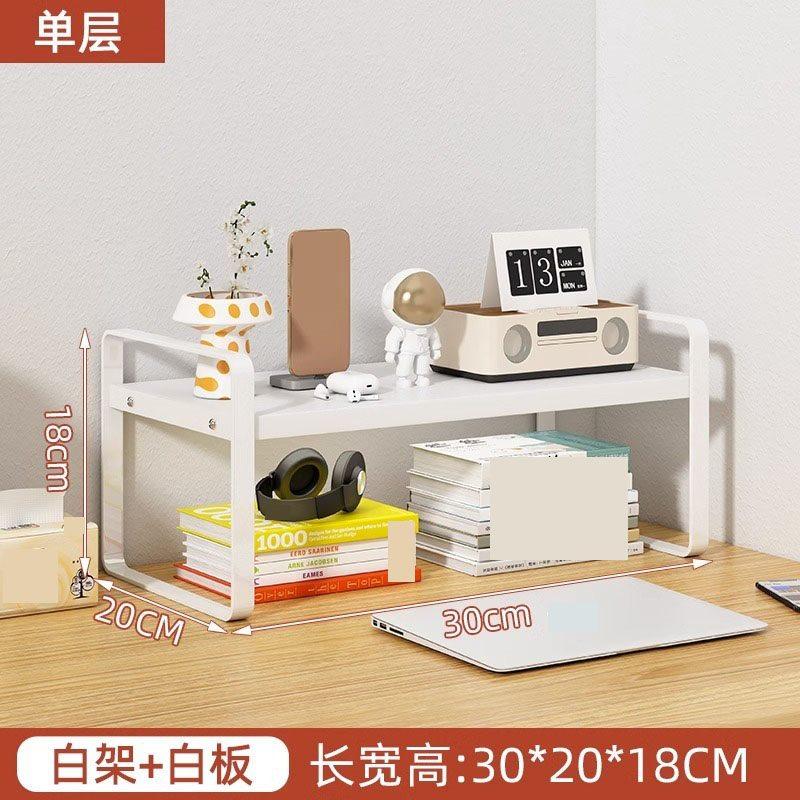 1pcs Desk Bookshelf, Desk Storage, Multi-layer Countertop, Layered Shelf, Student Dormitory Office Desk Storage Rack