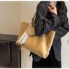 Mattierte Tasche Damen große Kapazität neu Herbst und Winter vielseitige lässige Schultertasche Pendler Tragetasche