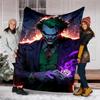 Joker Theme Printed Blanket - Perfect for Couch, Bed, Travel & Outdoor Use | Machine Washable, Cozy & Durable.