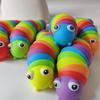 Fidget Slug Toy For Children 3D Colorful Sensory Slug Relieves Fun Decompression Toy Creative Twist Caterpillar Fidget Toys