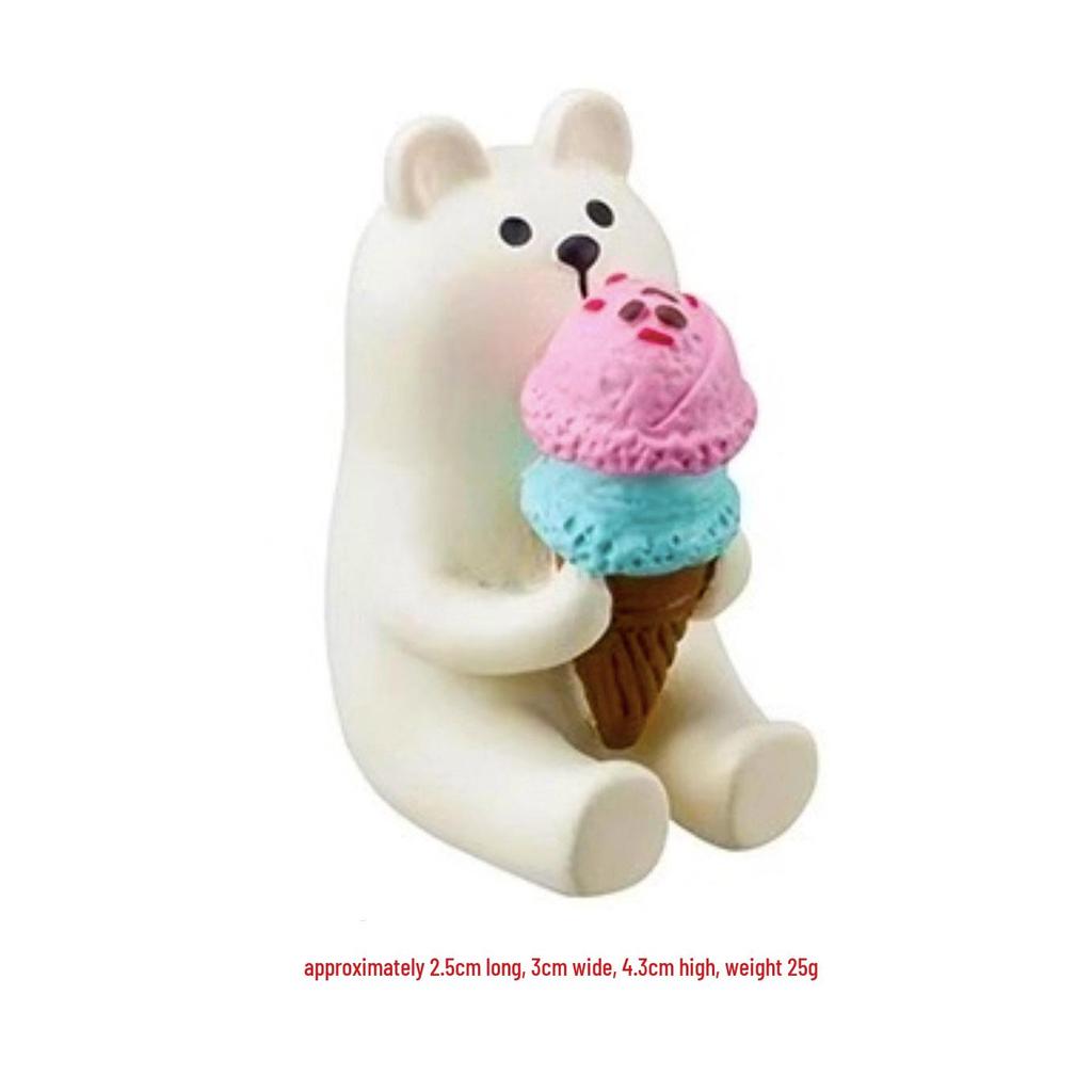 Kreative japanische Zakka Harzornamente: Shiba Inu, Pinguin, Katze, Eisbär und Edamame