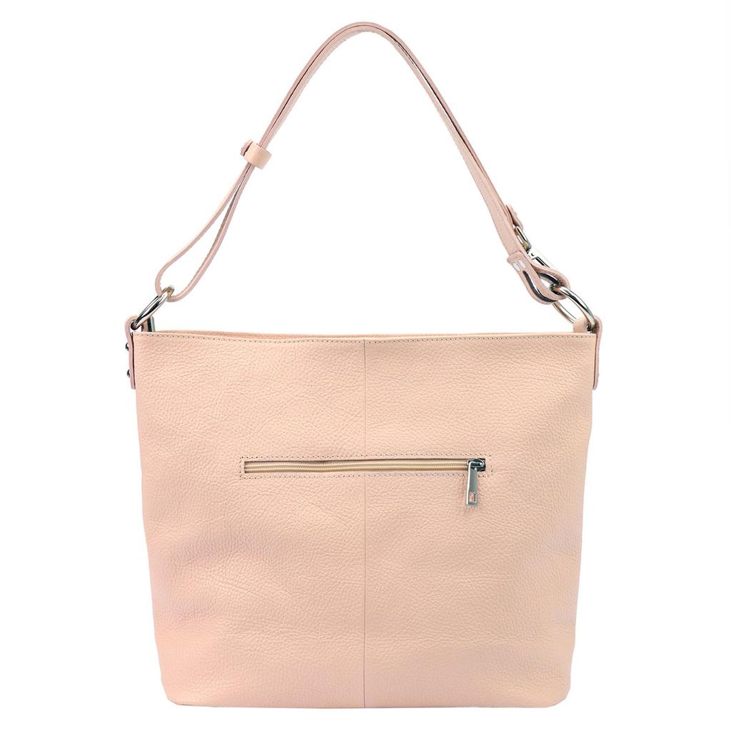 Damska shopperbag na ramię skórzana od MiaMore