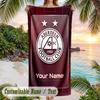 Beach Towel Aberdeen FC Print Custom Name Text Soft Towel for Swimming Pool