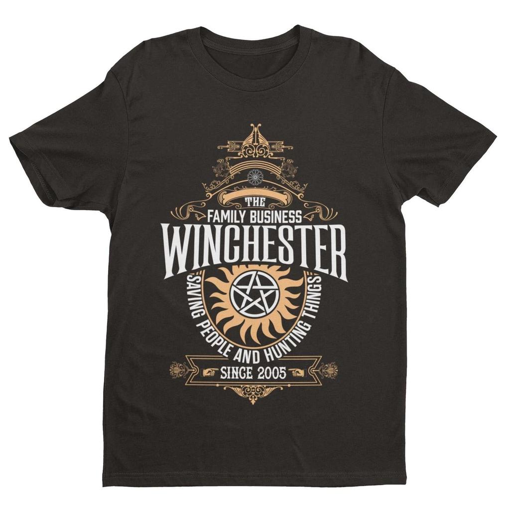 Winchester Brothers Family Business T Shirt Supernatural Sioux Falls Uncle Bobby
